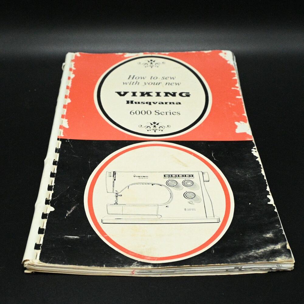 Husqvarna Viking 6000 Series Original Instruction Manual Booklet